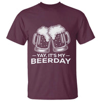 Yay Its My Beerday T Shirt Funny Birthday Party Gift For Beer Lovers