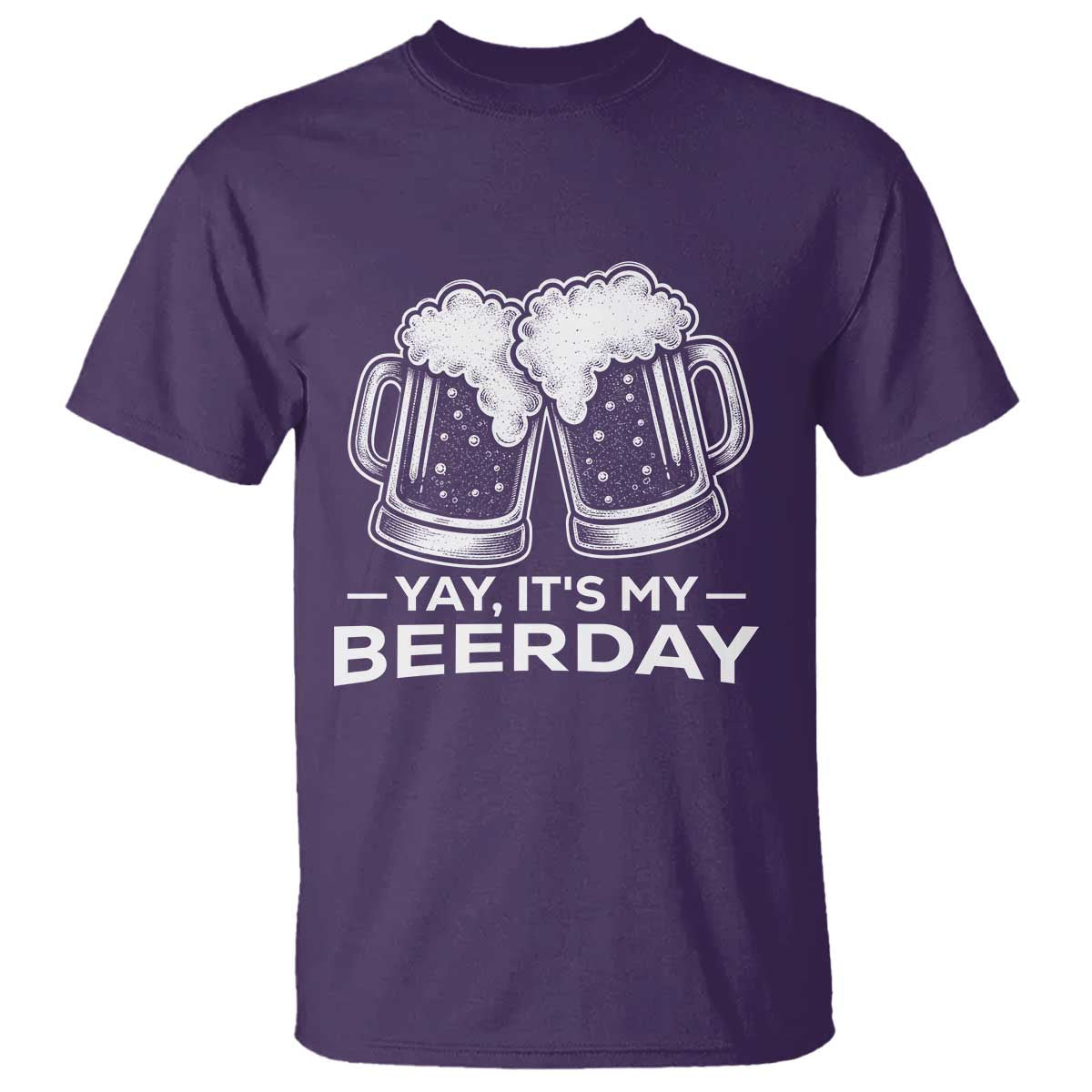 Yay Its My Beerday T Shirt Funny Birthday Party Gift For Beer Lovers