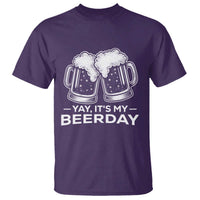 Yay Its My Beerday T Shirt Funny Birthday Party Gift For Beer Lovers