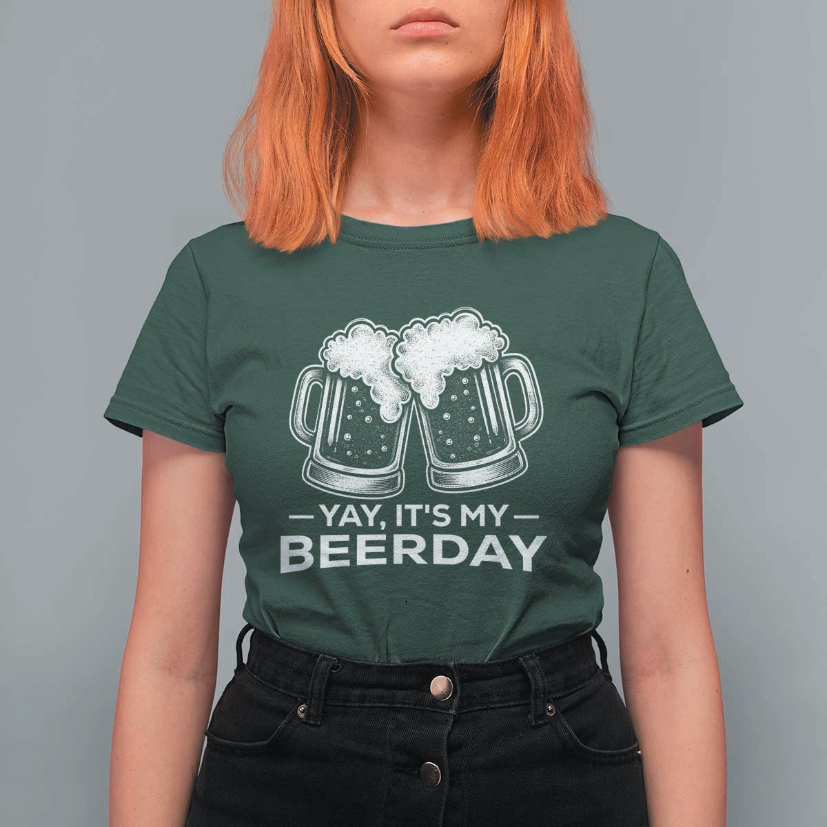 Yay Its My Beerday T Shirt For Women Funny Birthday Party Gift For Beer Lovers