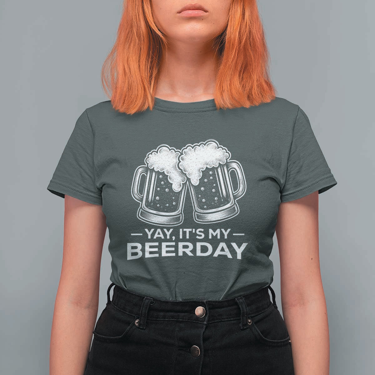 Yay Its My Beerday T Shirt For Women Funny Birthday Party Gift For Beer Lovers
