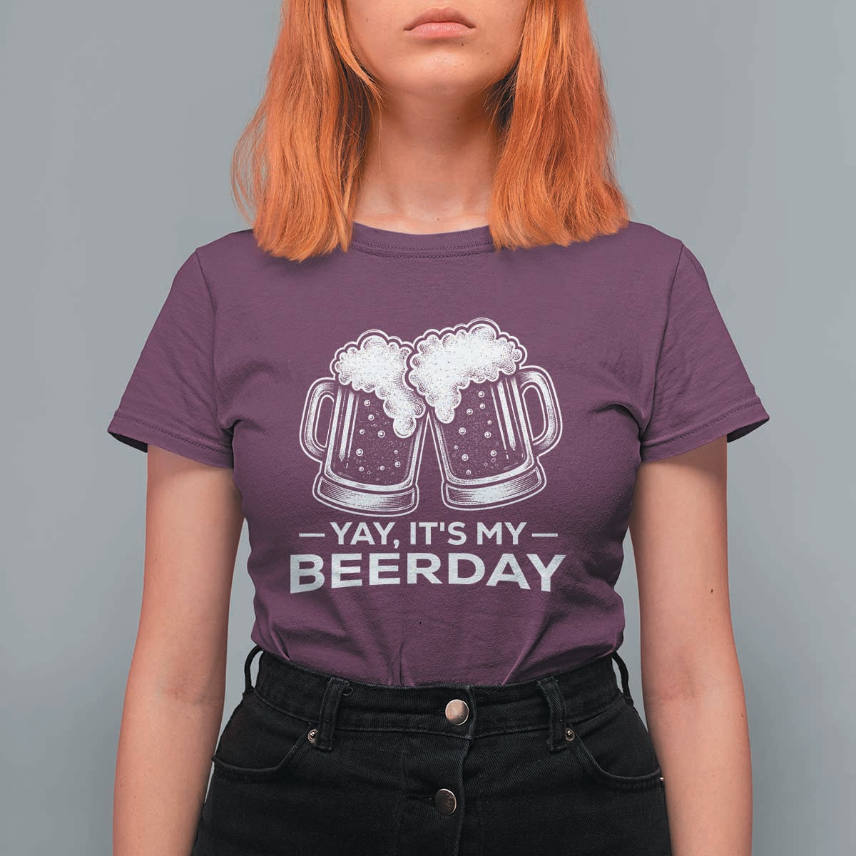 Yay Its My Beerday T Shirt For Women Funny Birthday Party Gift For Beer Lovers