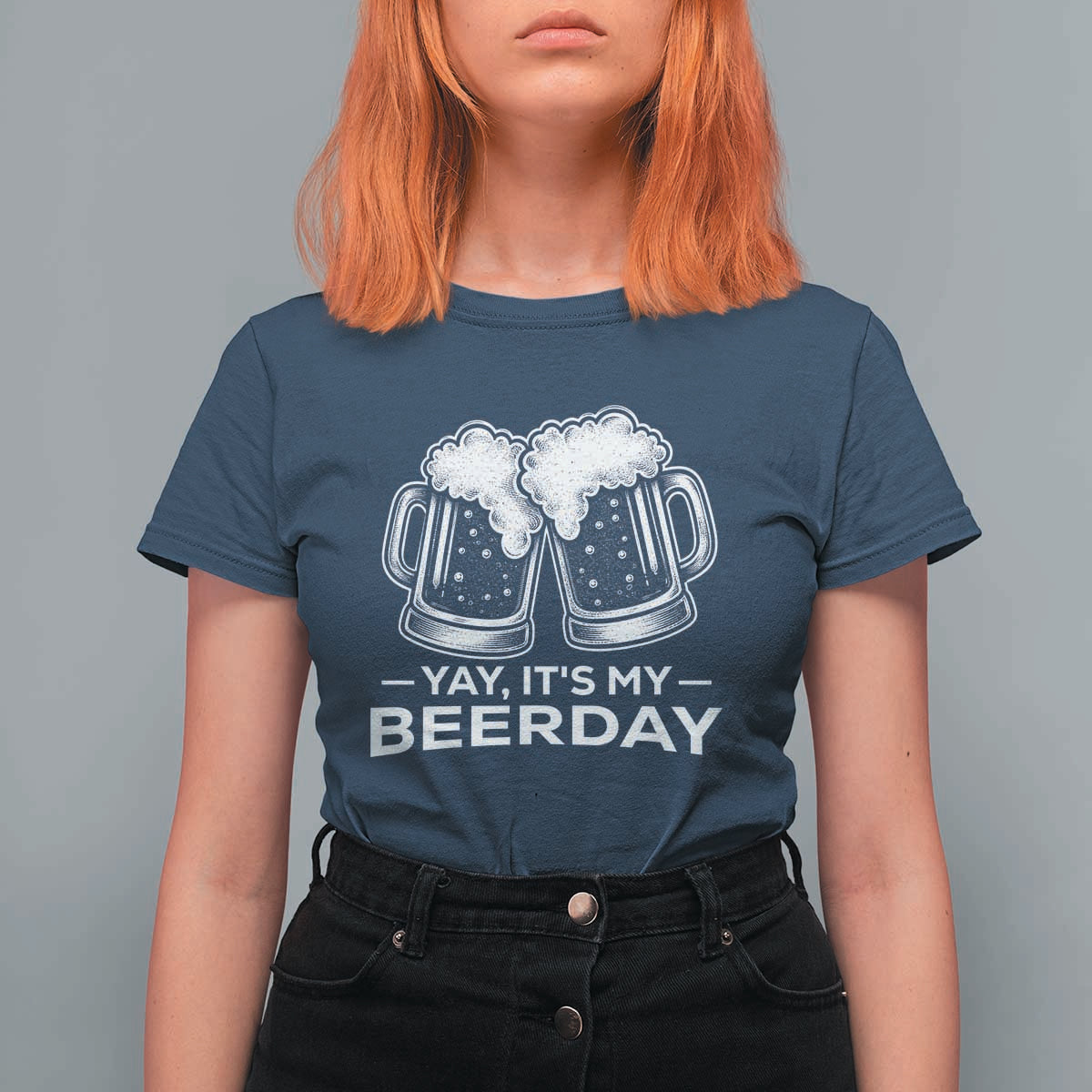 Yay Its My Beerday T Shirt For Women Funny Birthday Party Gift For Beer Lovers