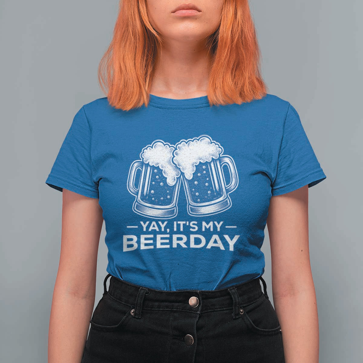 Yay Its My Beerday T Shirt For Women Funny Birthday Party Gift For Beer Lovers