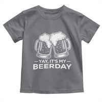 Yay Its My Beerday Toddler T Shirt Funny Birthday Party Gift For Beer Lovers