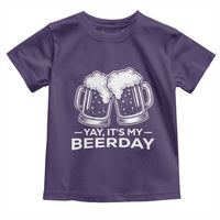 Yay Its My Beerday Toddler T Shirt Funny Birthday Party Gift For Beer Lovers