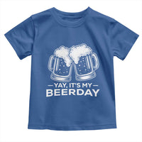 Yay Its My Beerday Toddler T Shirt Funny Birthday Party Gift For Beer Lovers