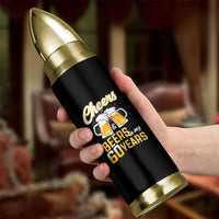 60th Birthday Party Gift Bullet Tumbler Cheers Beers To My 60 Years