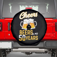 50th Birthday Party Gift Spare Tire Cover Cheers Beers To My 50 Years