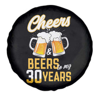 30th Birthday Party Gift Spare Tire Cover Cheers Beers To My 30 Years