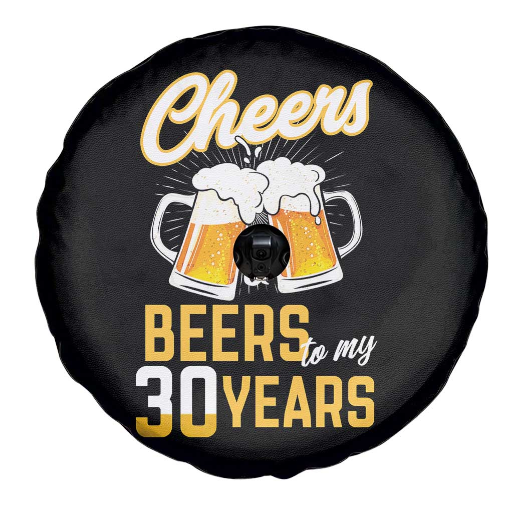 30th Birthday Party Gift Spare Tire Cover Cheers Beers To My 30 Years