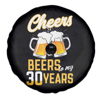 30th Birthday Party Gift Spare Tire Cover Cheers Beers To My 30 Years
