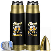 30th Birthday Party Gift Bullet Tumbler Cheers Beers To My 30 Years