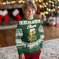 30th Birthday Party Gift Ugly Christmas Sweater Cheers Beers To My 30 Years