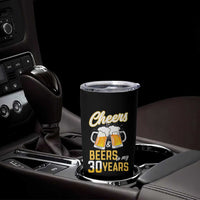 30th Birthday Party Gift Tumbler Cup Cheers Beers To My 30 Years