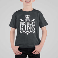 60th Birthday King Royal Crown Graphic For Men T Shirt For Kid