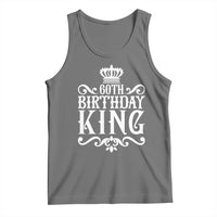 60th Birthday King Royal Crown Graphic For Men Tank Top