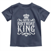 60th Birthday King Royal Crown Graphic For Men Toddler T Shirt