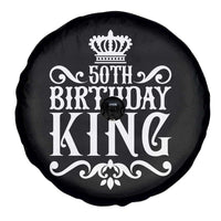 50th Birthday King Royal Crown Graphic For Men Spare Tire Cover