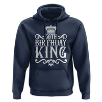 50th Birthday King Royal Crown Graphic For Men Hoodie