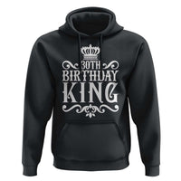 30th Birthday King Hoodie Royal Crown Graphic For Men