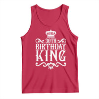 30th Birthday King Tank Top Royal Crown Graphic For Men