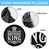 20th Birthday King Crown Gift For Men Spare Tire Cover