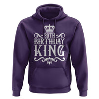 20th Birthday King Crown Gift For Men Hoodie