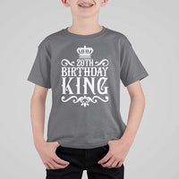 20th Birthday King Crown Gift For Men T Shirt For Kid