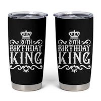 20th Birthday King Crown Gift For Men Tumbler Cup