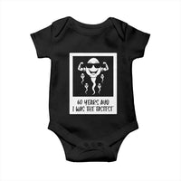 60 Years Ago I Was The Fastest Baby Onesie Funny 60th Birthday Celebration