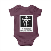 60 Years Ago I Was The Fastest Baby Onesie Funny 60th Birthday Celebration
