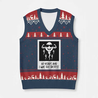 60 Years Ago I Was The Fastest V-Neck Knit Sweater Vest Funny 60th Birthday Celebration