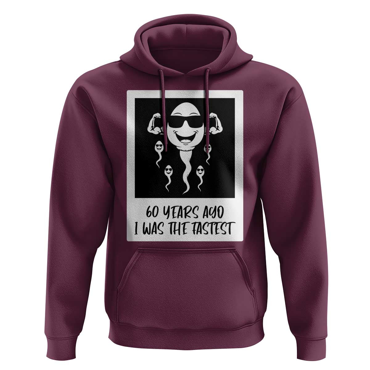 60 Years Ago I Was The Fastest Hoodie Funny 60th Birthday Celebration