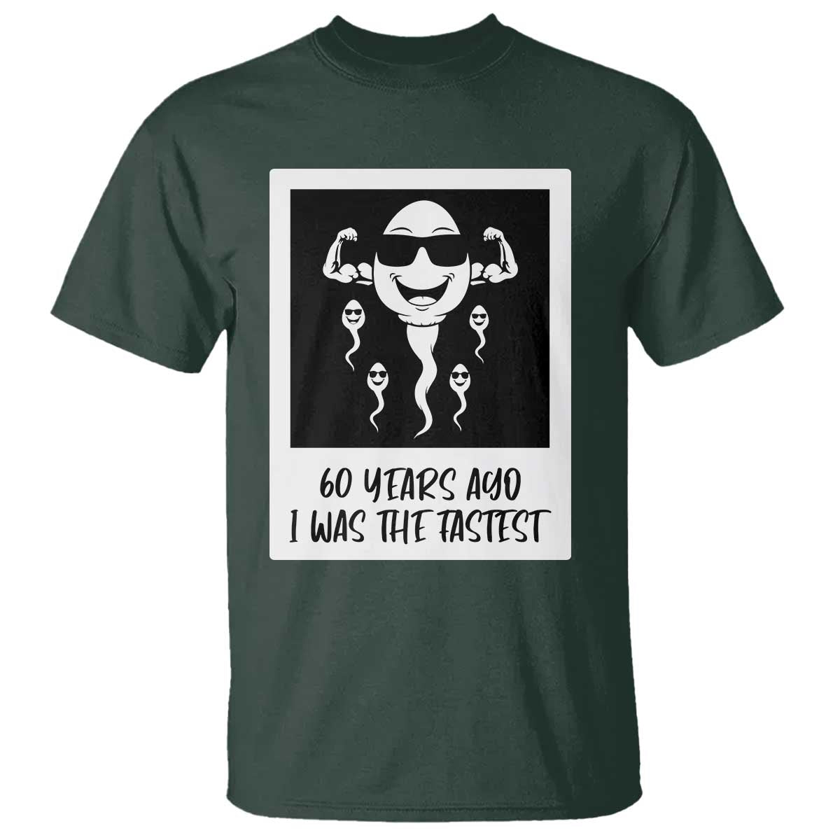 60 Years Ago I Was The Fastest T Shirt Funny 60th Birthday Celebration