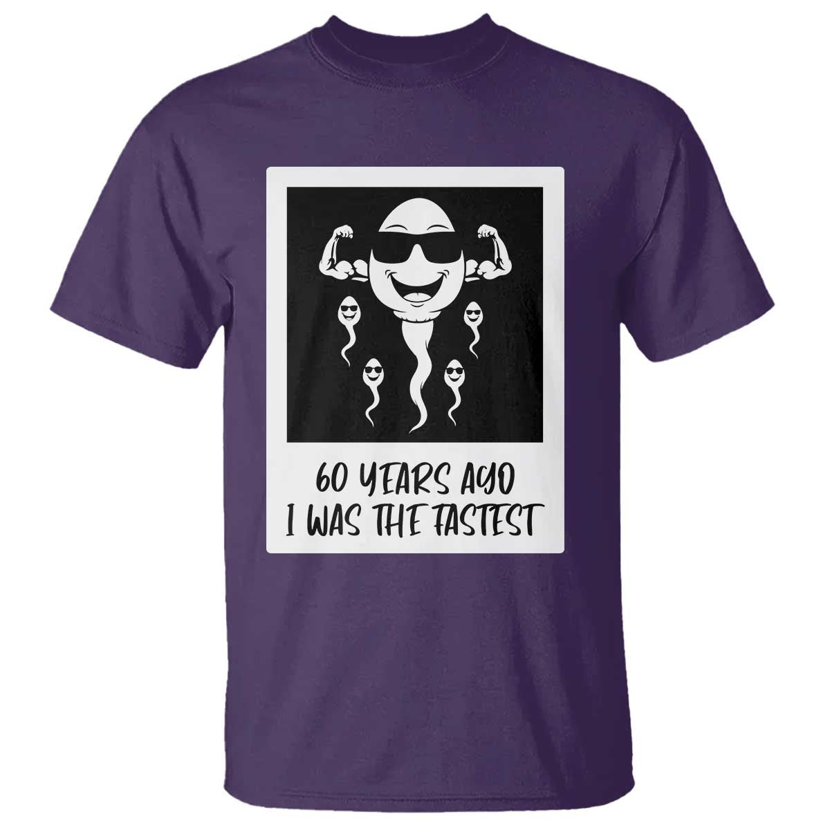 60 Years Ago I Was The Fastest T Shirt Funny 60th Birthday Celebration