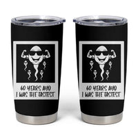 60 Years Ago I Was The Fastest Tumbler Cup Funny 60th Birthday Celebration