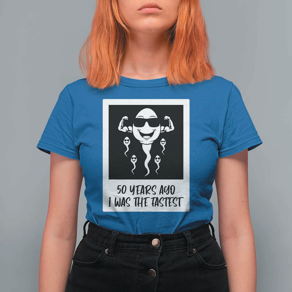 50 Years Ago I Was The Fastest T Shirt For Women Funny 50th Birthday Gift