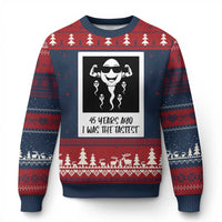 45 Years Ago I Was The Fastest Ugly Christmas Sweater Funny 45th Birthday Gift