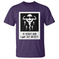 45 Years Ago I Was The Fastest T Shirt Funny 45th Birthday Gift