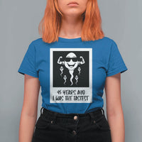 45 Years Ago I Was The Fastest T Shirt For Women Funny 45th Birthday Gift