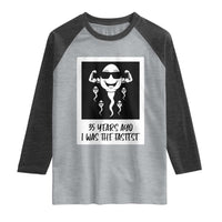 35 Years Ago I Was The Fastest Raglan Shirt Hilarious 35th Birthday Party Graphic
