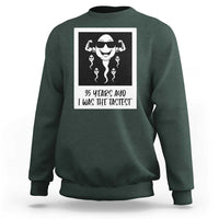 35 Years Ago I Was The Fastest Sweatshirt Hilarious 35th Birthday Party Graphic