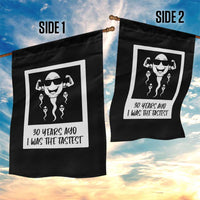30 Years Ago I Was The Fastest Garden Flag Funny 30th Birthday Gift Idea