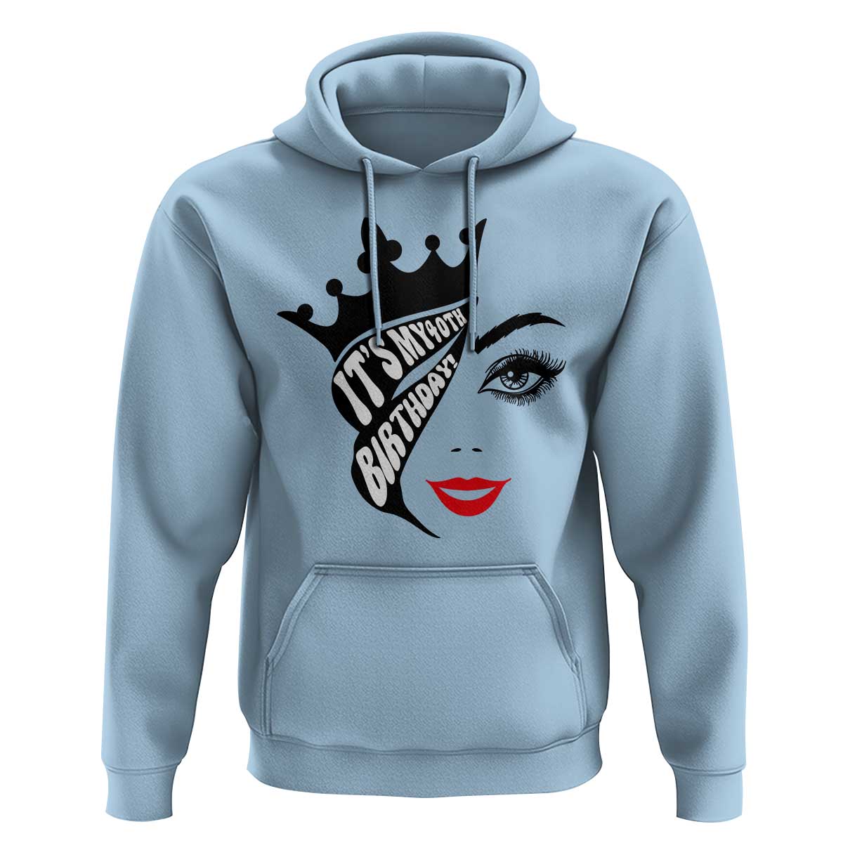 Its My 40th Birthday Hoodie Birthday Queen Crown Gift For Women