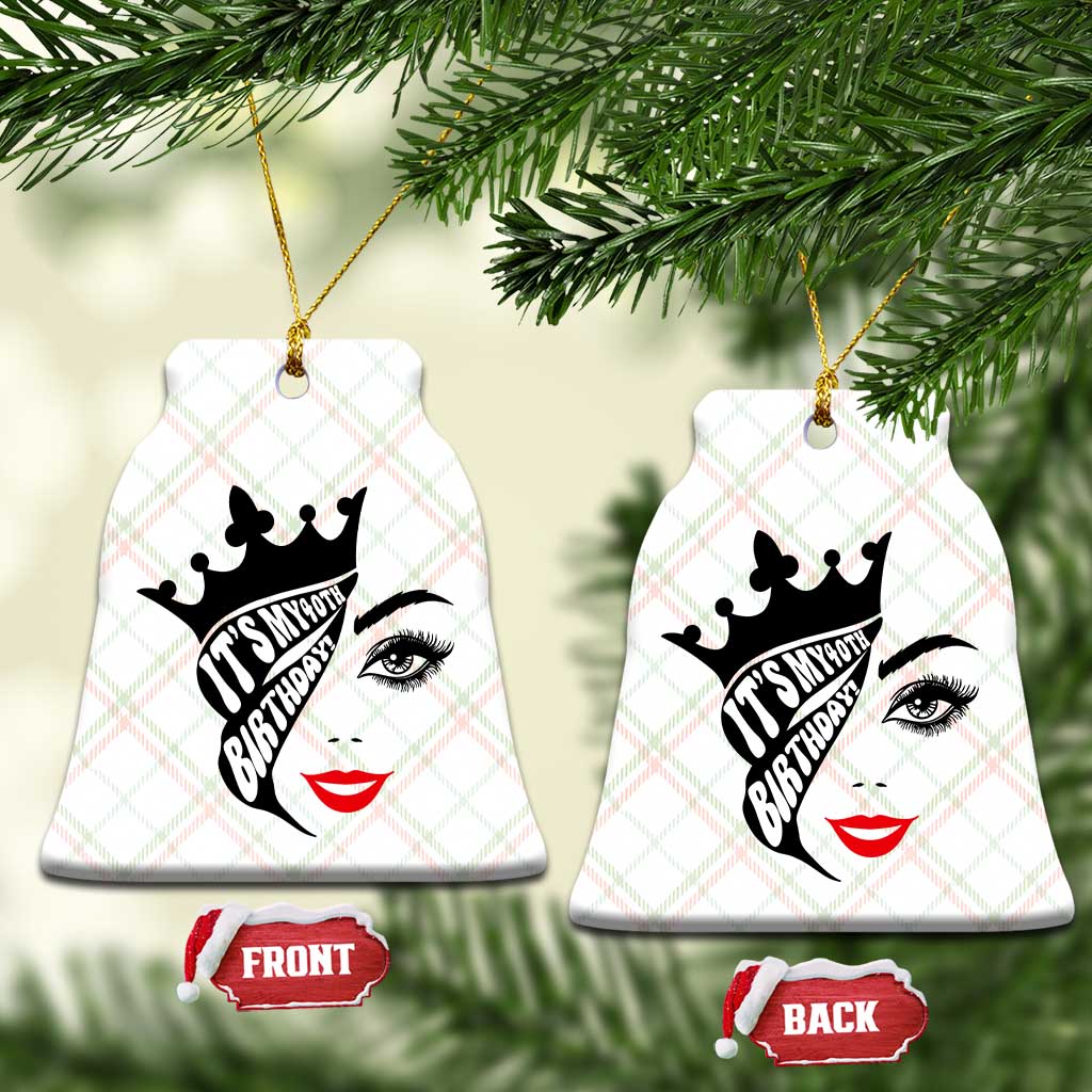Its My 40th Birthday Ceramic Ornament Birthday Queen Crown Gift For Women