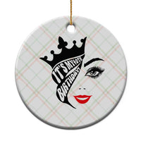 Its My 40th Birthday Ceramic Ornament Birthday Queen Crown Gift For Women