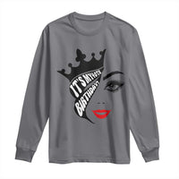 Its My 40th Birthday Long Sleeve Shirt Birthday Queen Crown Gift For Women