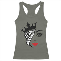 Its My 40th Birthday Racerback Tank Top Birthday Queen Crown Gift For Women