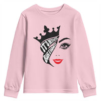 Its My 40th Birthday Youth Sweatshirt Birthday Queen Crown Gift For Women